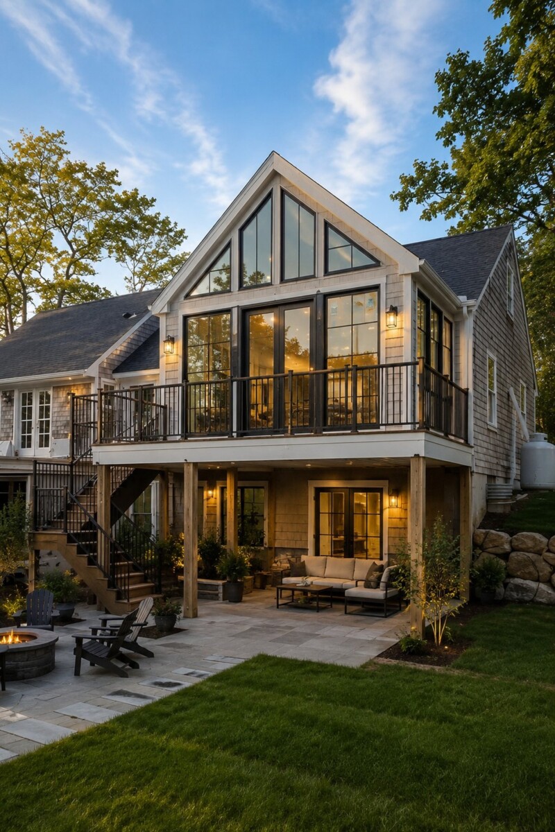 Home Addition Cape Cod MA by Ocazo Construction